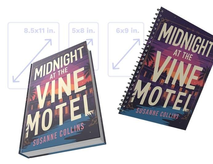 Midnight at Vine Motel book mockup
